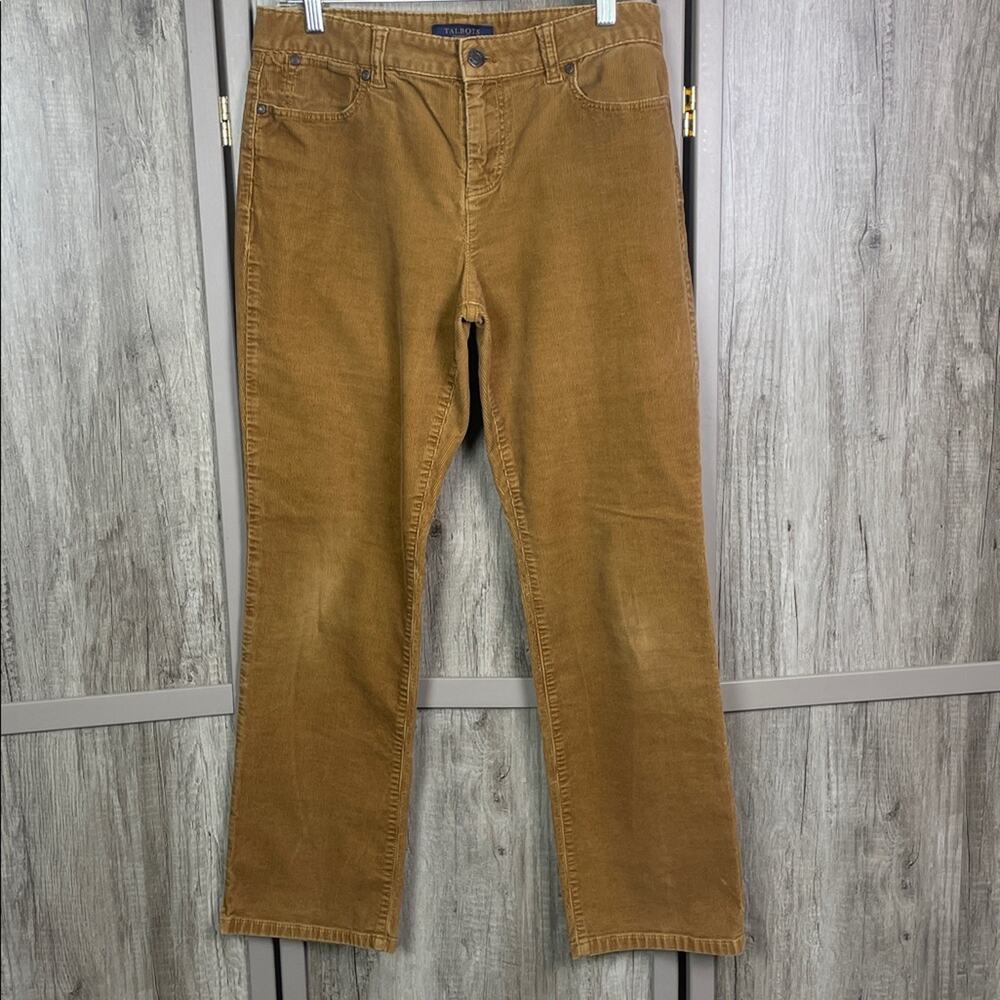 Bundle of Talbots Corduroy Pants in Tan, Burgundy, Mustard and Brown Women's 10P - Picture 4 of 15